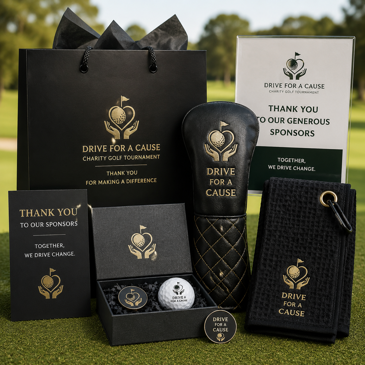 Charity golf tournament prize packages image