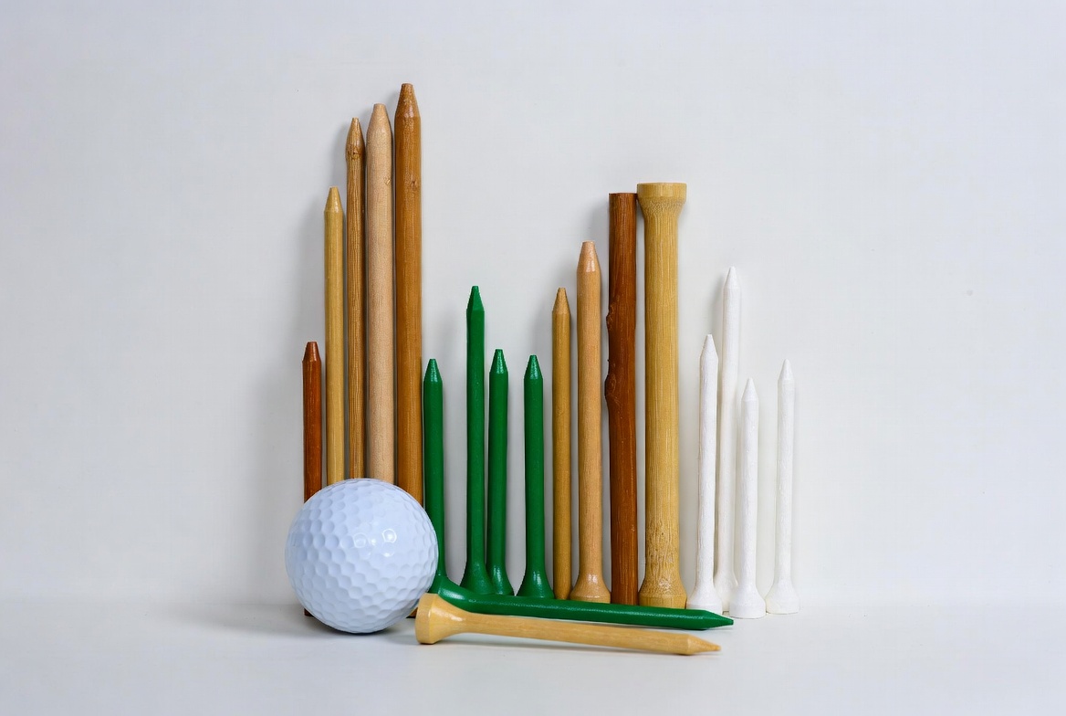Golf tee selection guide sizes materials wood plastic bamboo biodegradable OEM wholesale B2B