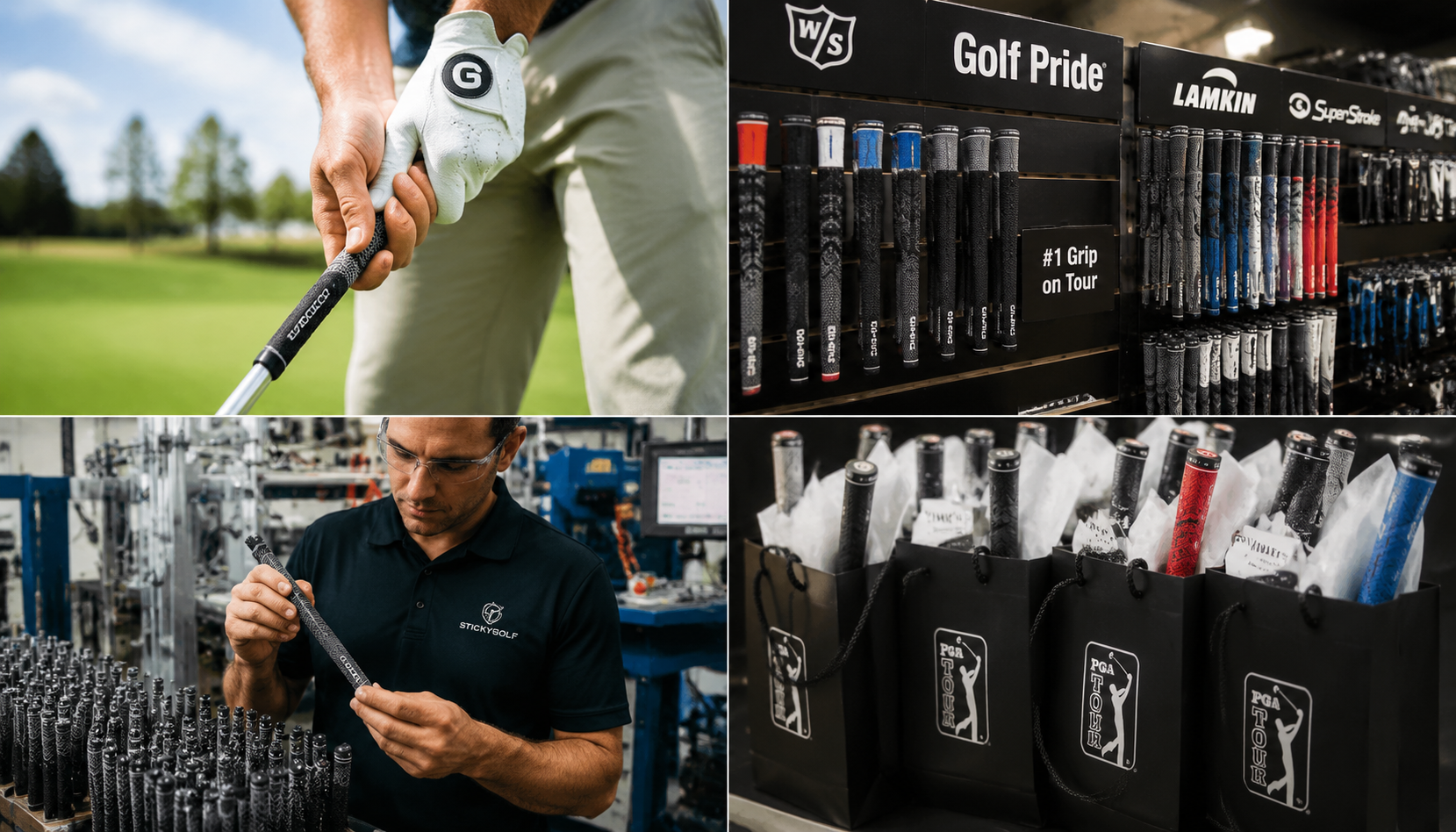 Golf grip usage scenarios