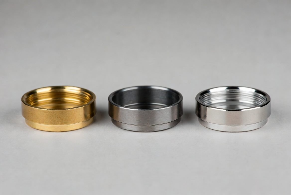 Ball marker material comparison zinc brass steel