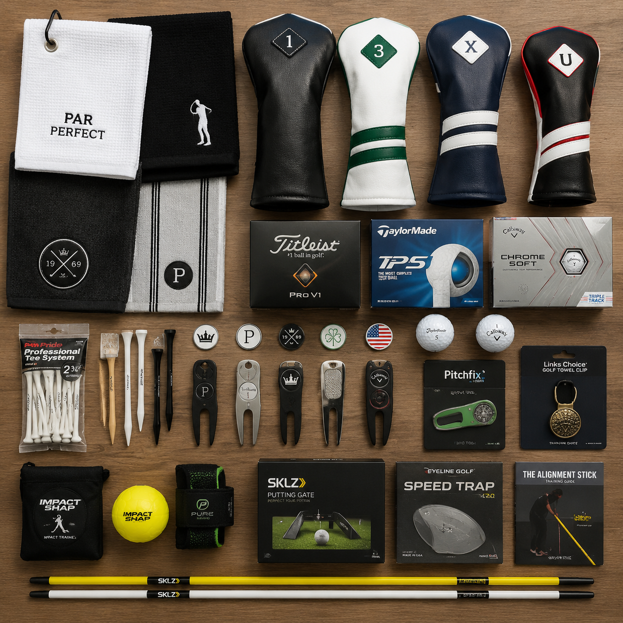Golf pro shop inventory and retail display image