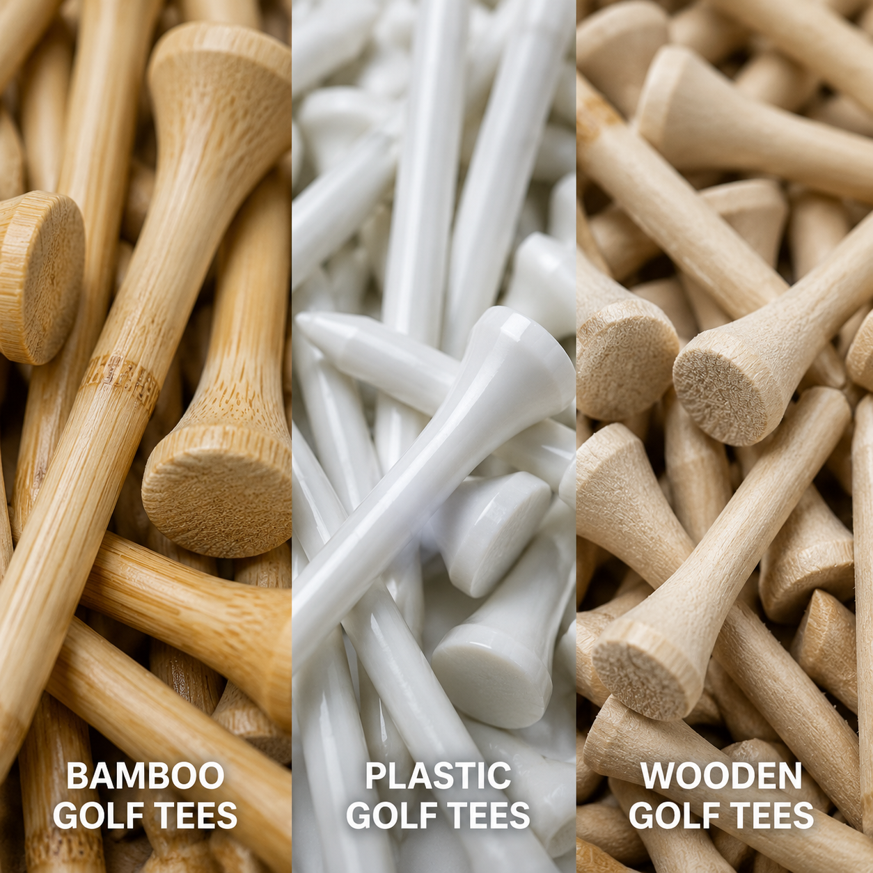 Golf tees comparison image