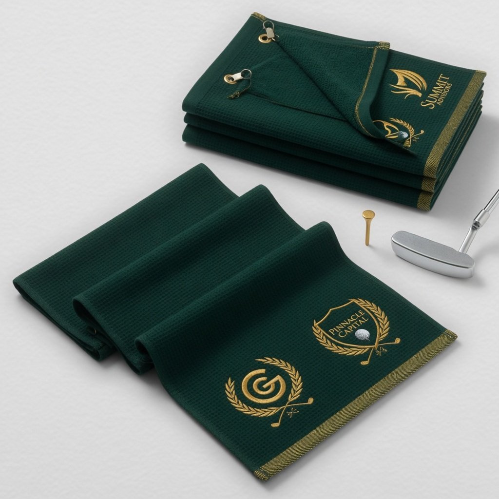 Bulk custom golf towels wholesale order OEM production