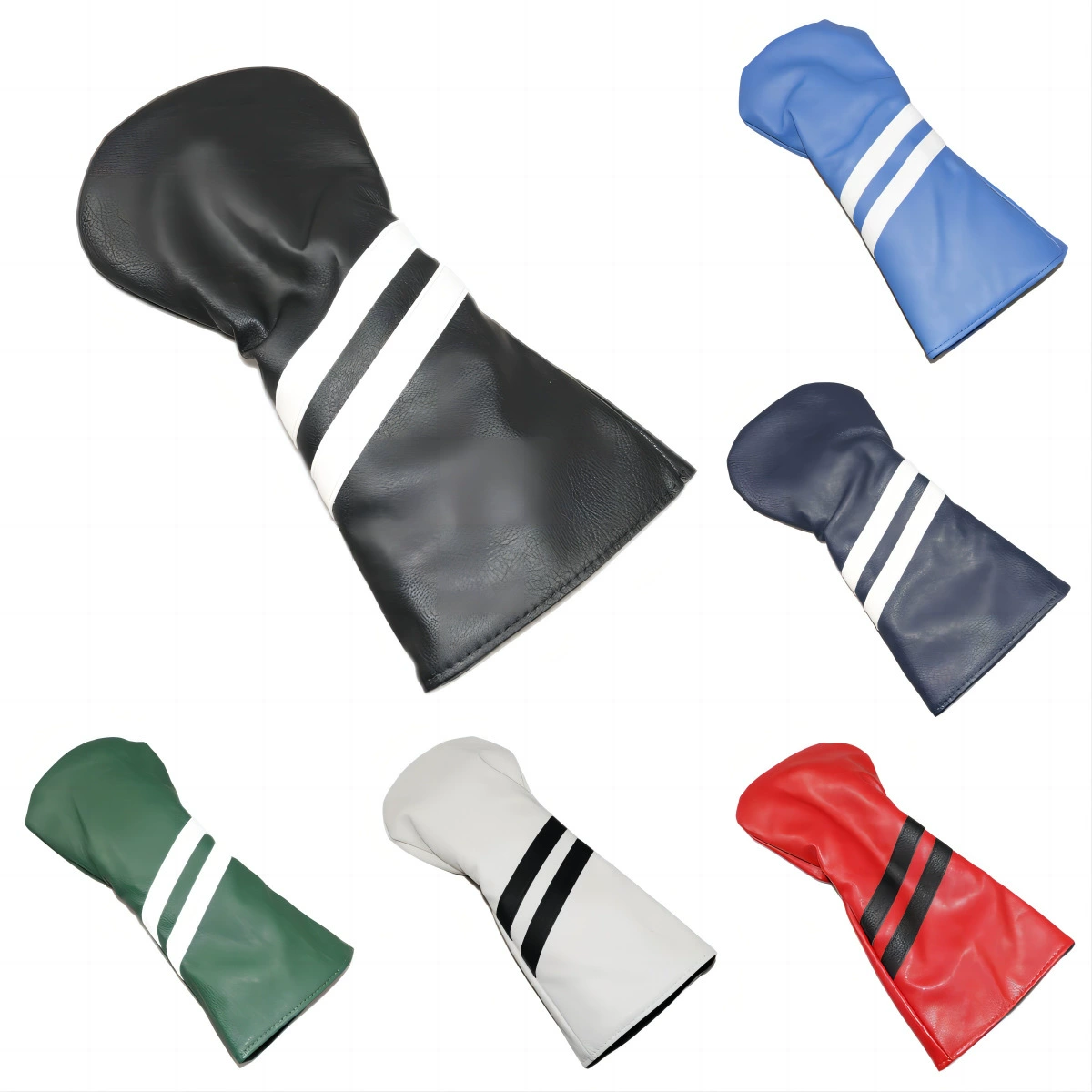 Custom Two-Stripe Golf Wood Headcover