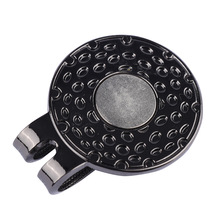 25mm custom magnetic golf hat clip front view