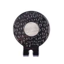 Custom logo area on 25mm magnetic golf hat clip marker