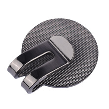 Magnetic golf ball marker and hat clip set