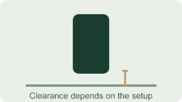 3. Free hanging space